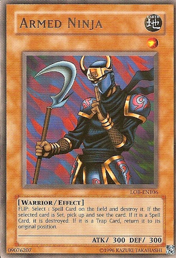 Armed Ninja (LOB-EN106) - Rare