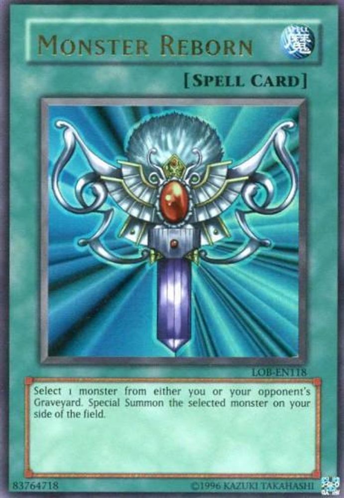 Monster Reborn (LOB-EN118) - Ultra Rare