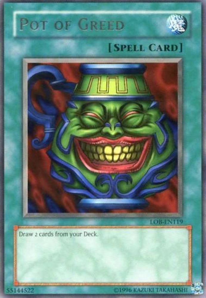 Pot of Greed (LOB-EN119) - Rare