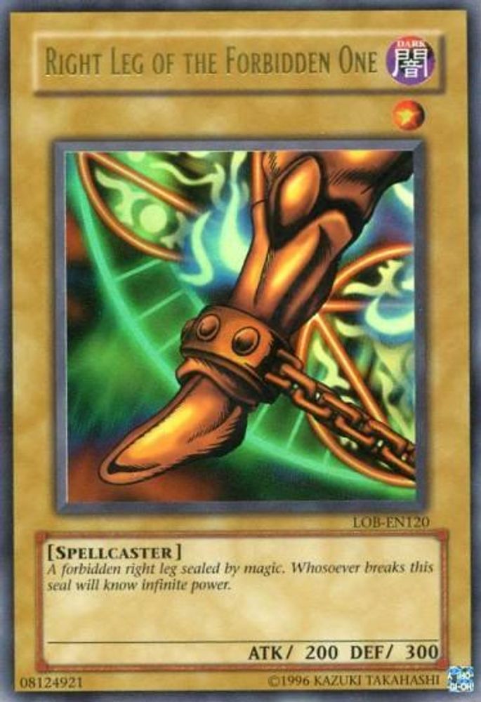 Right Leg of the Forbidden One (LOB-EN120) - Ultra Rare