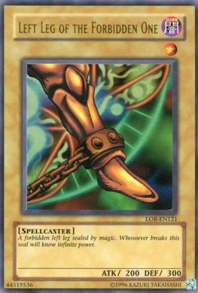Left Leg of the Forbidden One (LOB-EN121) - Ultra Rare