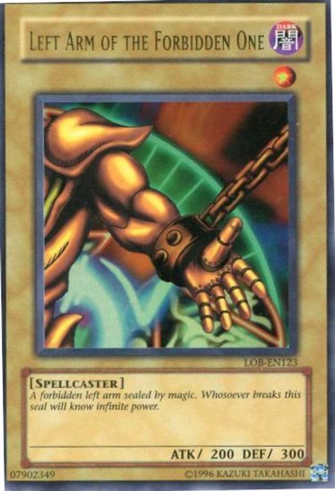 Left Arm of the Forbidden One (LOB-EN123) - Ultra Rare