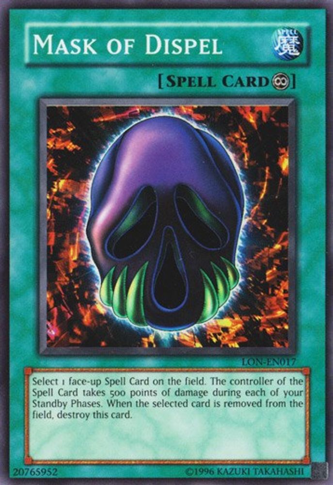 Mask of Dispel (LON-EN017) - Super Rare