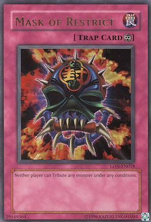 Mask of Restrict (LON-EN018) - Ultra Rare
