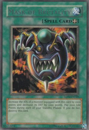 Mask of Brutality (LON-EN020) - Rare