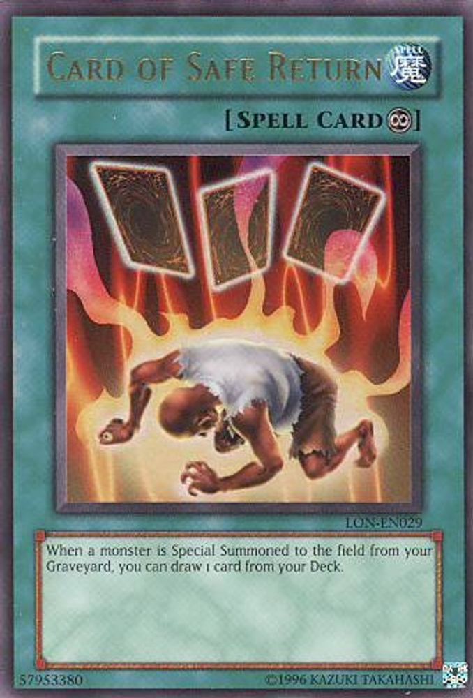 Card of Safe Return (LON-EN029) - Ultra Rare