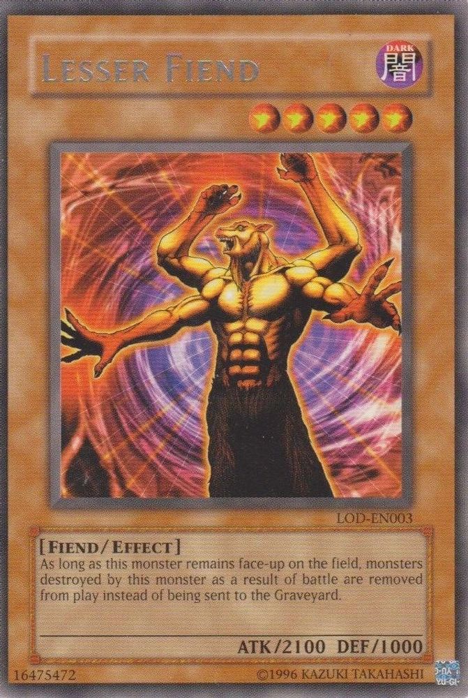 Lesser Fiend (LOD-EN003) - Rare