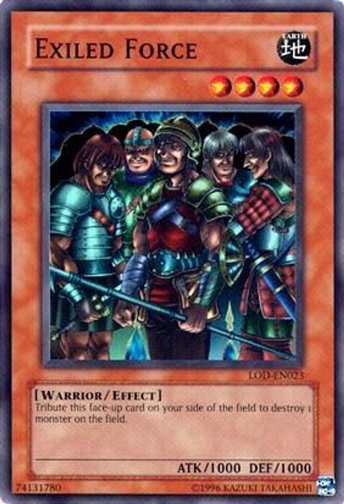 Exiled Force (LOD-EN023) - Super Rare