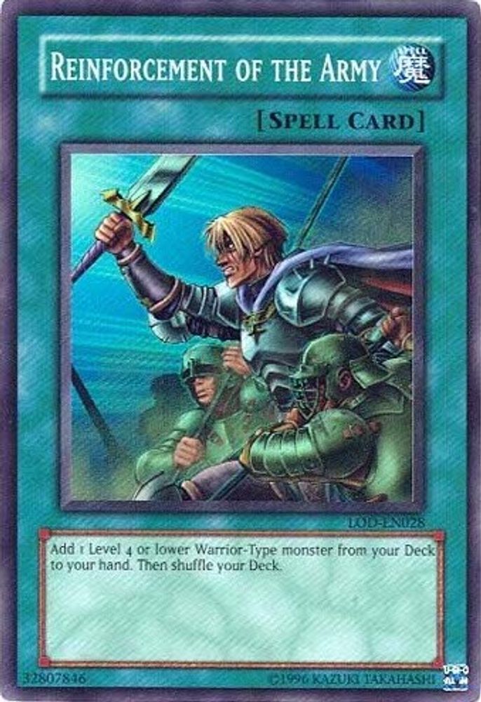 Reinforcement of the Army (LOD-EN028) - Super Rare