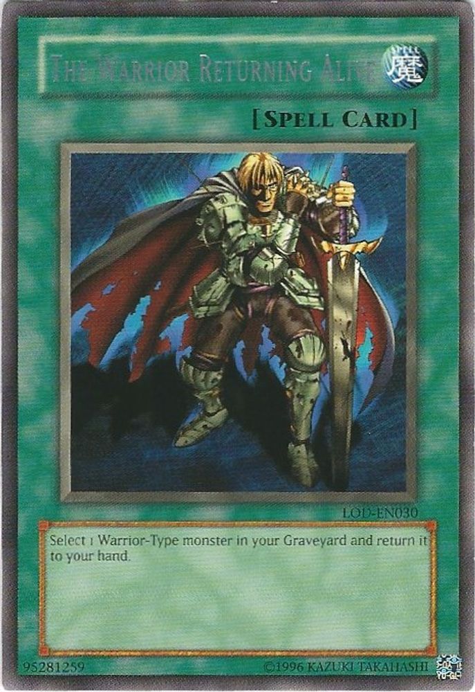 The Warrior Returning Alive (LOD-EN030) - Rare