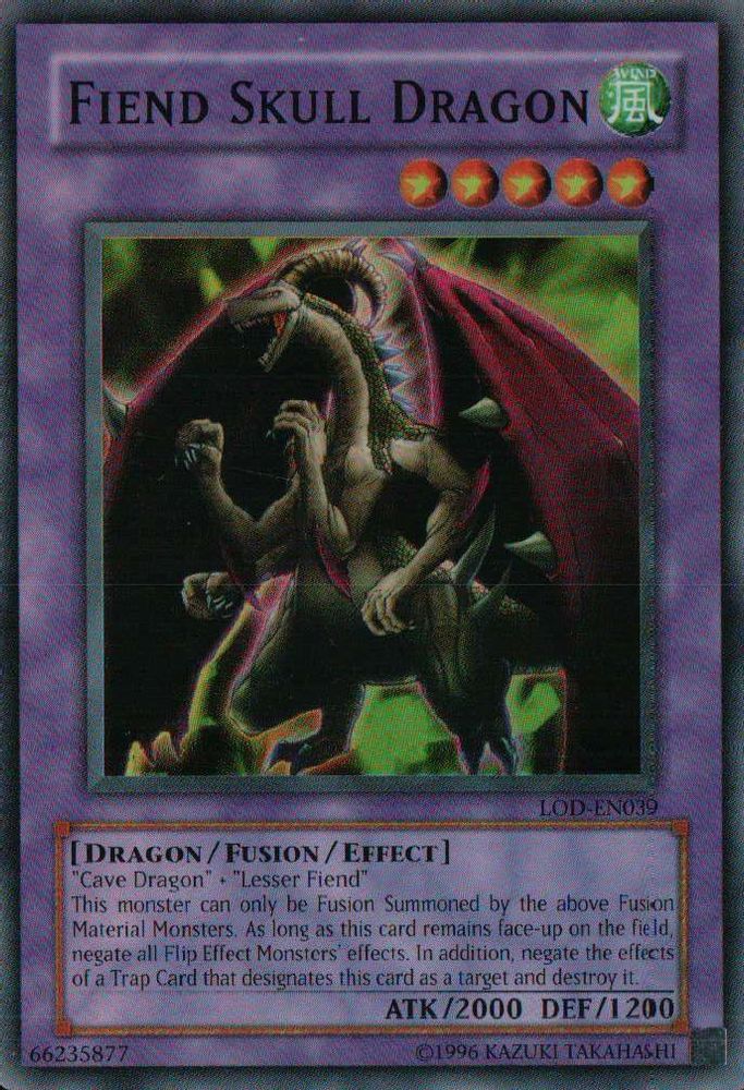 Fiend Skull Dragon (LOD-EN039) - Super Rare