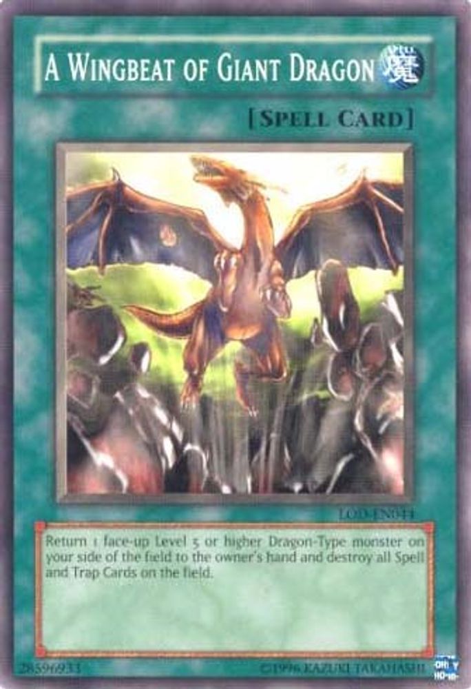 A Wingbeat of Giant Dragon (LOD-EN044) - Common