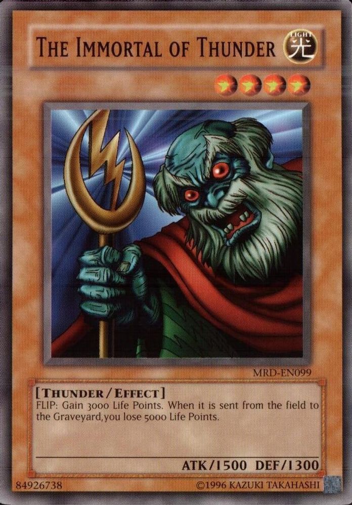 The Immortal of Thunder (MRD-EN099) - Common