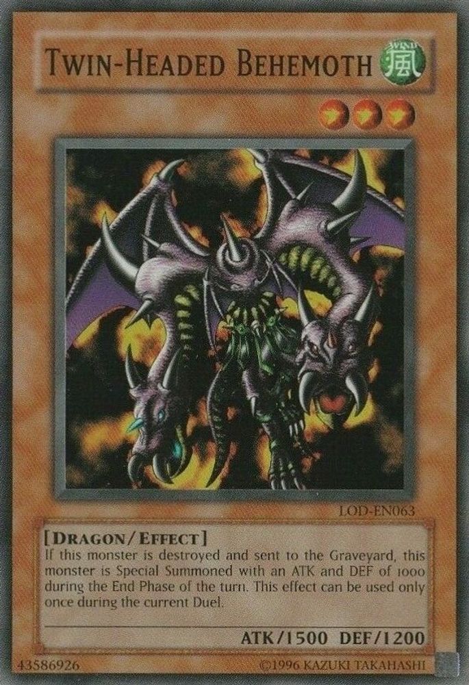 Béhémoth à deux têtes [LOD-EN063] Super Rare 