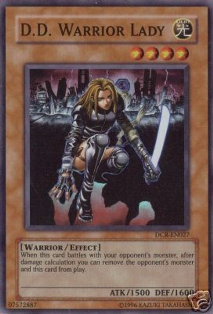 D.D. Warrior Lady (DCR-EN027) - Super Rare