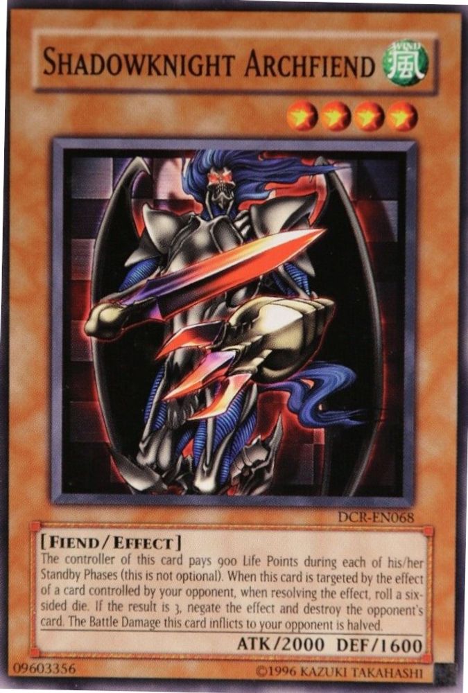 Shadowknight Archfiend (DCR-EN068) - Common