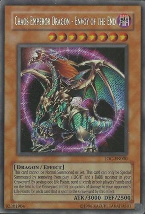 Chaos Emperor Dragon - Envoy of the End (IOC-EN000) - Invasion of Chaos (Worldwide English) Unlimited