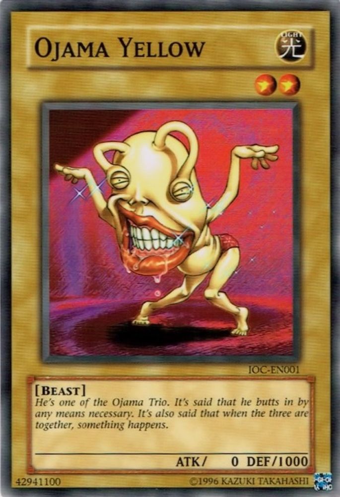 Ojama Yellow (IOC-EN001) - Common