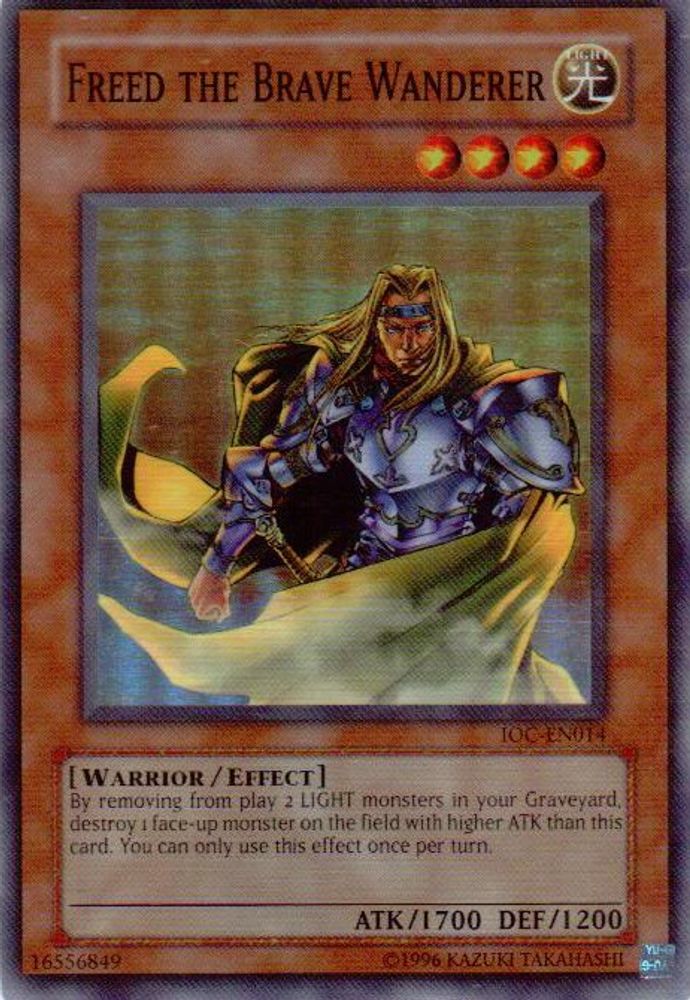 Freed the Brave Wanderer (IOC-EN014) - Super Rare