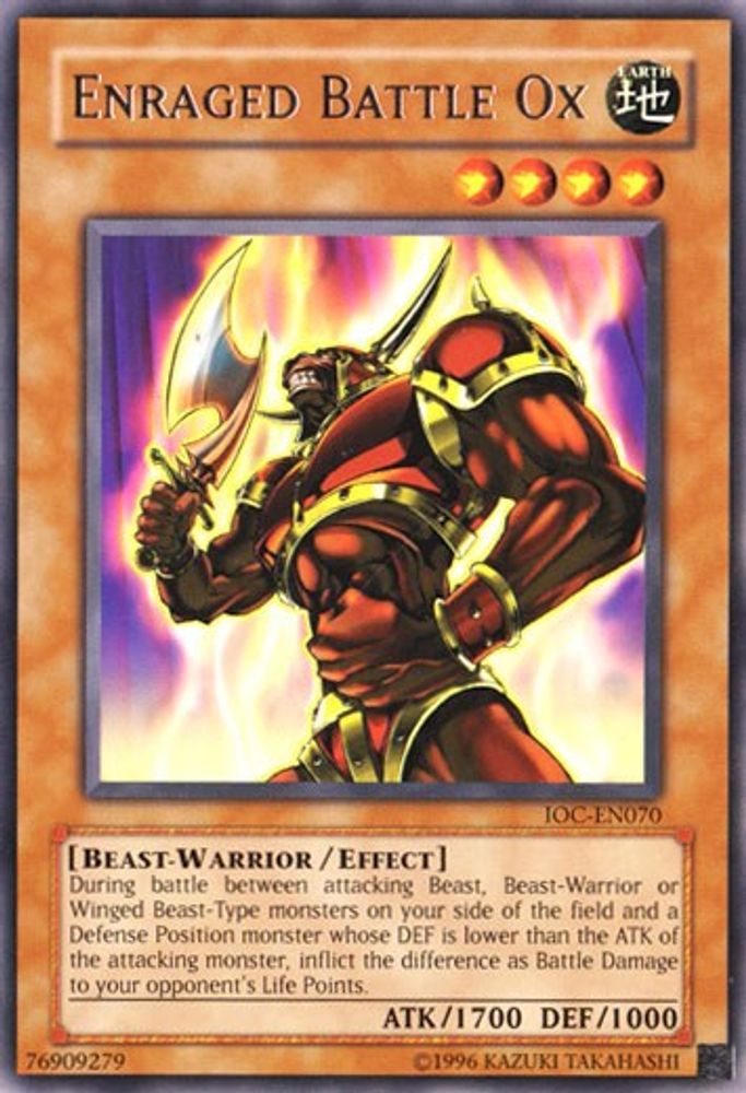 Enraged Battle Ox (IOC-EN070) - Rare
