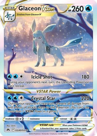 Glaceon VSTAR GG40  - Holofoil - Ultra Rare