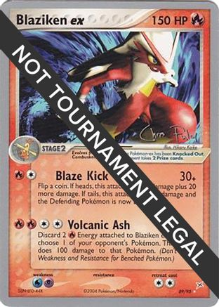Blaziken ex (89/95) (Blaziken Tech - Chris Fulop) [Championnats du Monde 2004] 