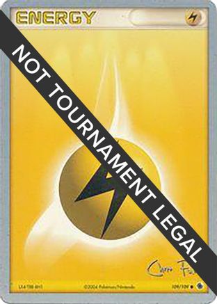 Lightning Energy (109/109) (Blaziken Tech - Chris Fulop) [Championnats du monde 2004] 