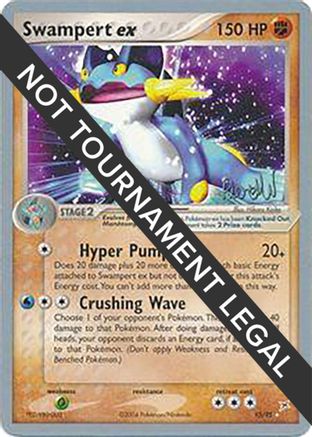 Swampert ex - 2004 (Reed Weichler) 095  - Ultra Rare
