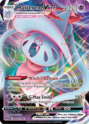 Hatterene VMAX 066  - Holofoil - Ultra Rare