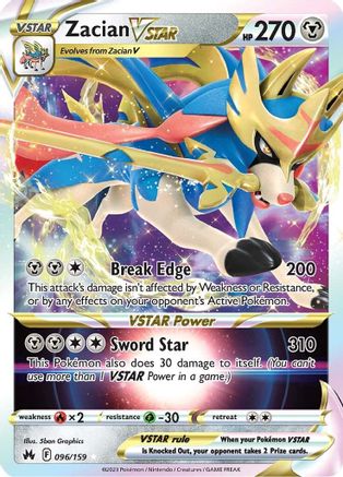 Zacian VSTAR 096  - Holofoil - Ultra Rare