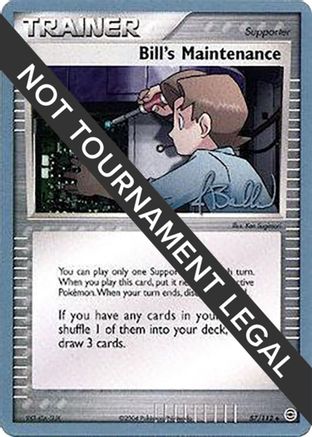 Bill's Maintenance (87/112) (Eeveelutions - Jimmy Ballard) [Championnats du monde 2006] 