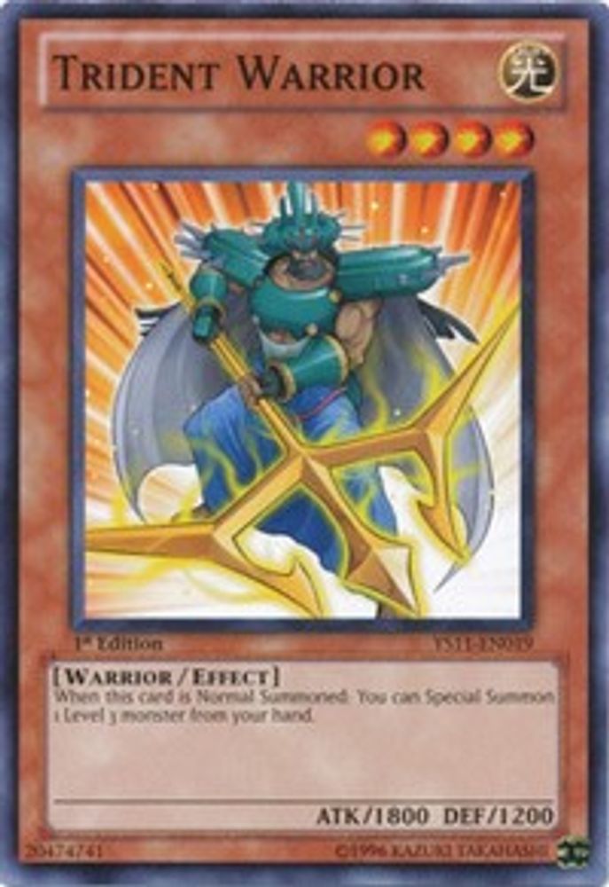 Guerrier Trident [YS11-EN019] Commun 