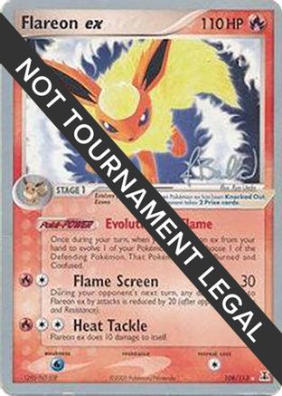 Flareon ex - 2006 (Jimmy Ballard) 108  - Ultra Rare