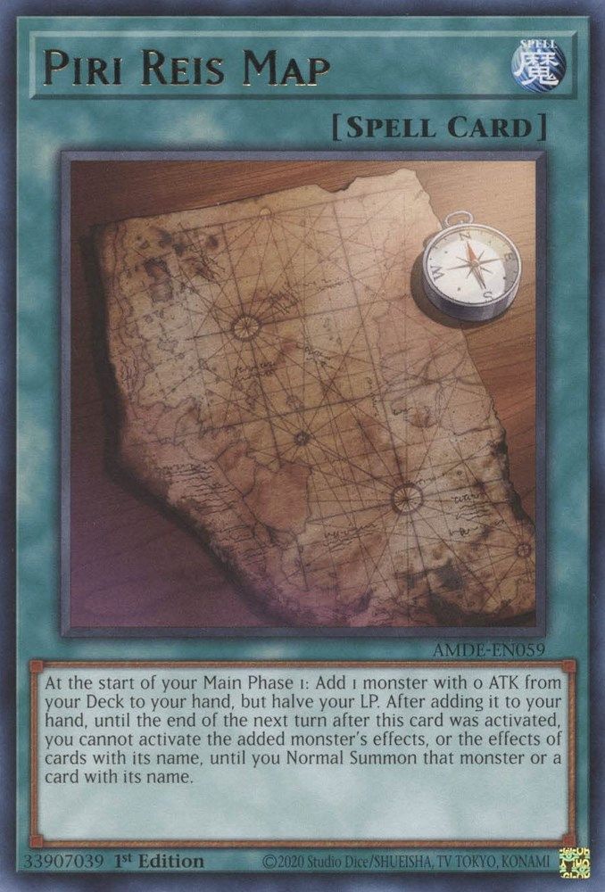 Piri Reis Map (AMDE-EN059) - Rare