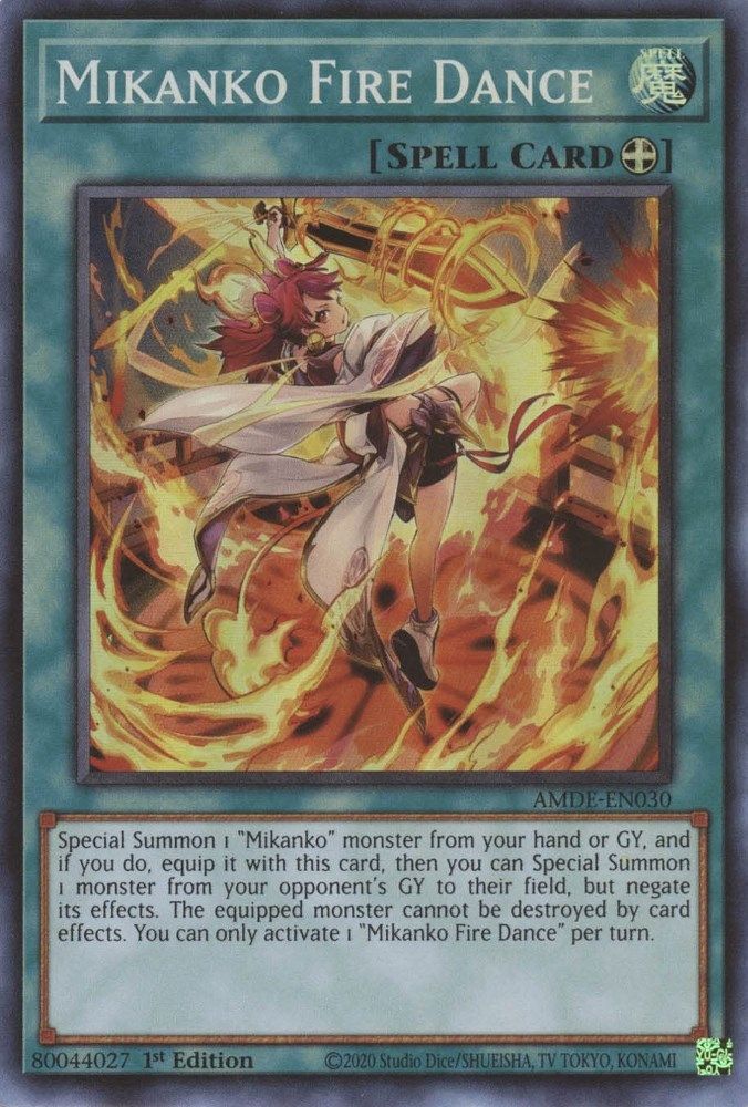 Mikanko Fire Dance (AMDE-EN030) - Super Rare