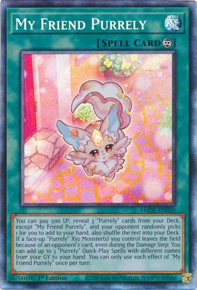 My Friend Purrely (CR) (AMDE-EN020) - Collector's Rare