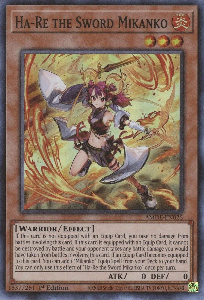 Ha-Re the Sword Mikanko (AMDE-EN025) - Super Rare
