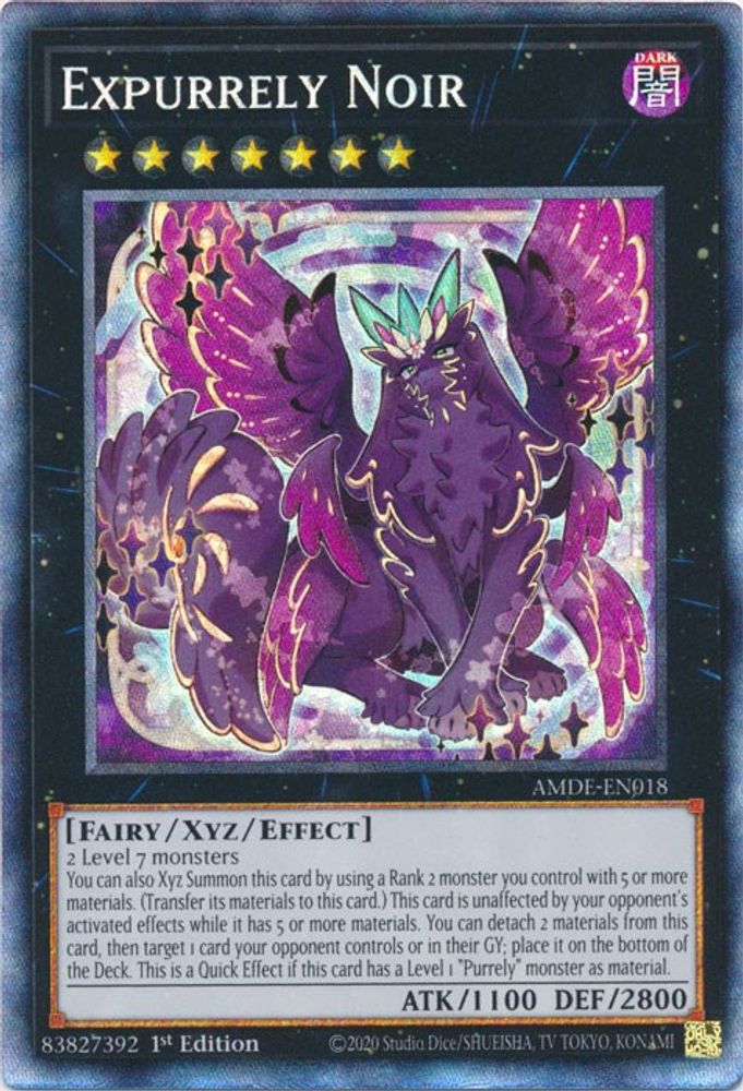 Expurrely Noir (CR) (AMDE-EN018) - Collector's Rare