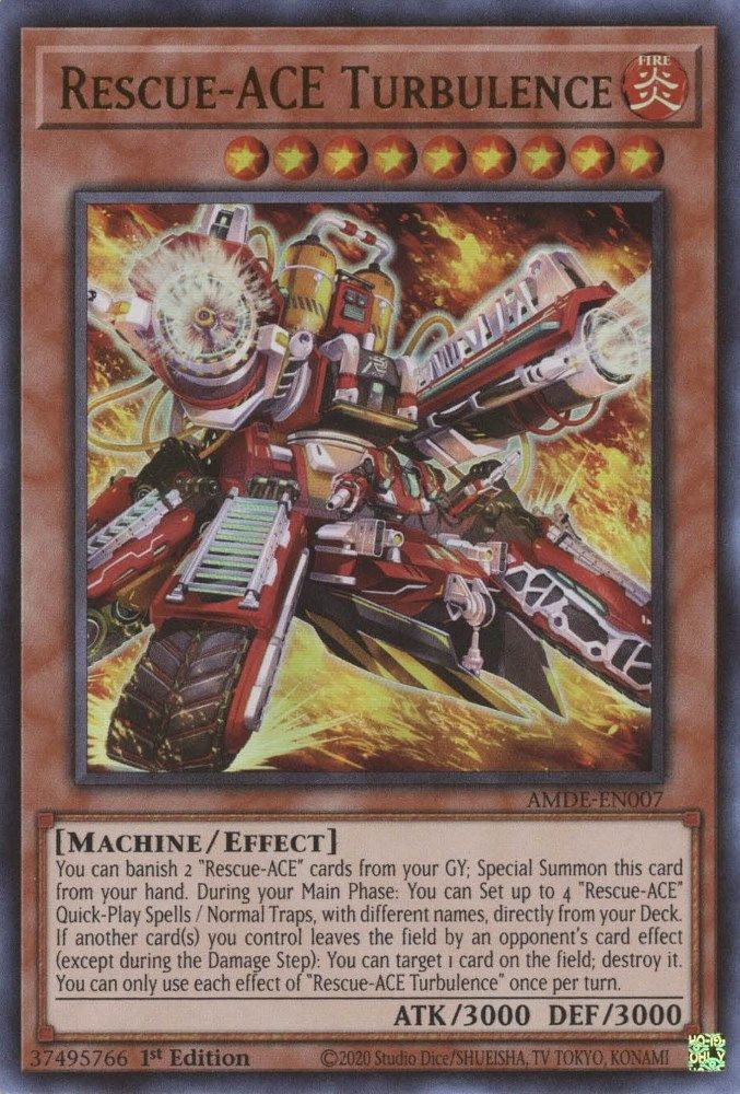 Rescue-ACE Turbulence (AMDE-EN007) - Ultra Rare