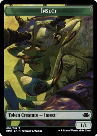 Insect // Squirrel Double-Sided Token (DMR-10 // 13) - Dominaria Remastered Foil