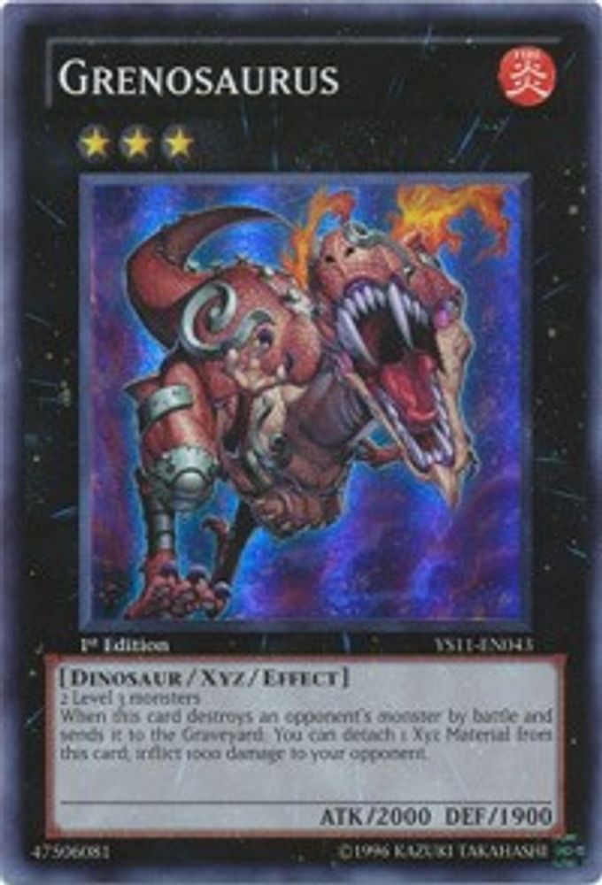 Grenosaurus (YS11-EN043) - Super Rare