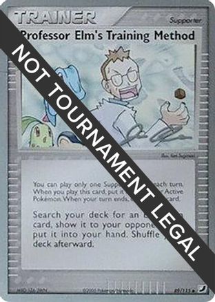 Méthode d'entraînement du professeur Elm (89/115) (Mewtrick - Jason Klaczynski) [Championnats du monde 2006] 
