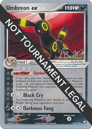 Umbreon ex - 2006 (Jimmy Ballard) 112  - Ultra Rare