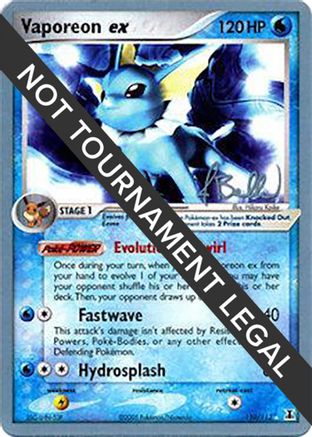Vaporeon ex - 2006 (Jimmy Ballard) 110  - Ultra Rare