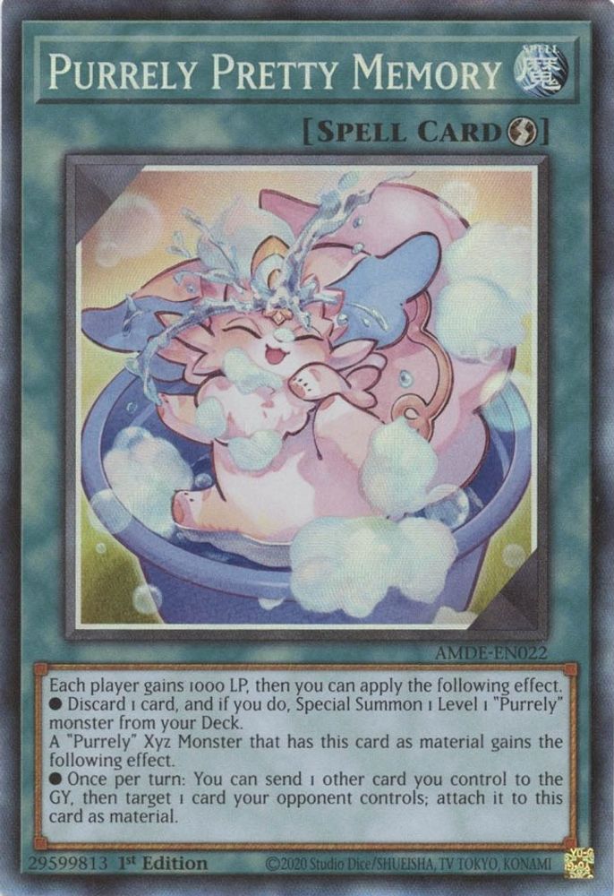 Purrely Pretty Memory (CR) (AMDE-EN022) - Collector's Rare