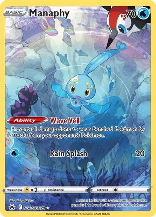 Manaphy GG06  - Holofoil - Ultra Rare