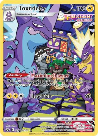 Toxtricity GG09  - Holofoil - Ultra Rare