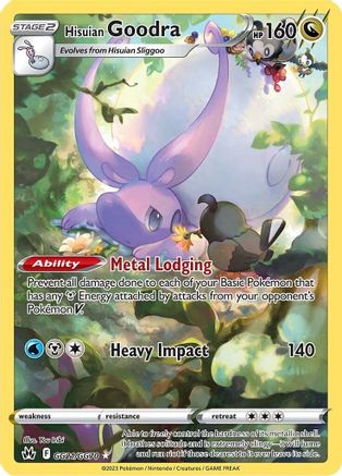 Hisuian Goodra GG21  - Holofoil - Ultra Rare