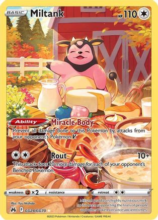 Miltank GG24  - Holofoil - Ultra Rare