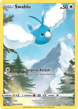 Swablu GG27  - Holofoil - Ultra Rare